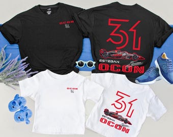 Esteban Ocon F1 Racing T-Shirt: Formula One Fan Gear