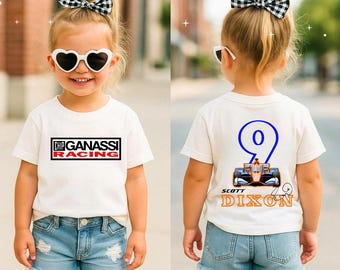 Scott Dixon IndyCar Racing Tee: #9 Fan Shirt, Youth & Adult Sizes