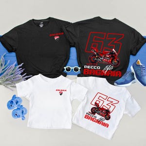 Bagnaia 63 MotoGP Racing Sweatshirt - Youth & Adult Sizes