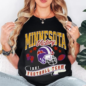 Vintage Minnesota Vikings T-Shirt: Retro Football Fan Gift