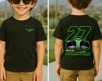 Camiseta de F1 Nico Hulkenberg #27: Camiseta de aficionado de Fórmula 1 de Haas Racing
