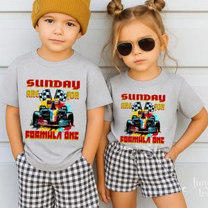 Sundays Are For Formula 1 T-Shirt: Racing Graphic Tee