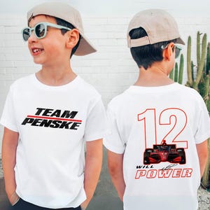 Will Power #12 IndyCar Racing Shirt: Fan Tee - Youth & Adult Sizes
