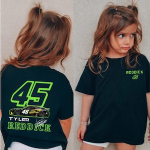 Tyler Reddick #45 NASCAR Shirt – Youth & Adult Sizes – Racing Fan Tee, #45 NASCAR Shirt – Tyler Reddick Tee – Kids ad Adult Racing Gift
