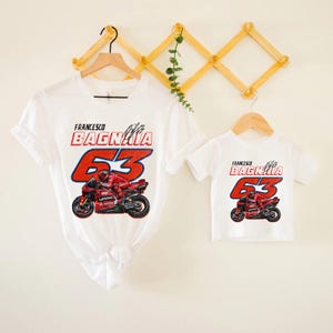 Francesco Bagnaia #63 MotoGP Shirt - Pecco Bagnaia 63 MotoGP T-Shirt - Unisex Adult & Youth Sizes   - MotoGP Racing Fan Gift,