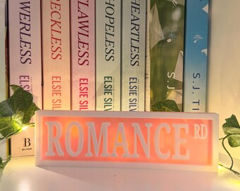Bookish Street Sign Decor – Custom Book Genre Sign