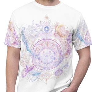 Arcane Unisex Tee, Mystic Streetwear Shirt, Occult Inspired Clothing, Witchy Graphic Top, Alternative Fashion Apparel