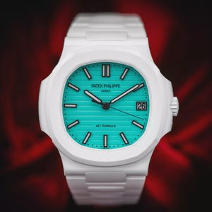 2025 Patek Philippe Nautilus 5711 White Ceramic Lefkada Blue AET Remould