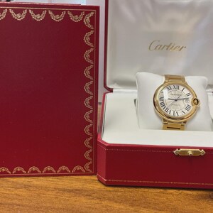 Cartier Jumbo Ballon Bleu 42mm in 18K Yellow Gold with Box & Papers, Cartier Automatic Ballon Bleu Large Men's Watch Ref. 2998 | Full Set