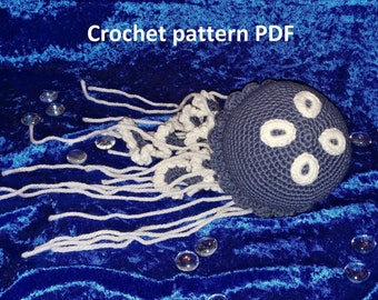 Dumpling Darlings - Jellyfish - crochet pattern PDF