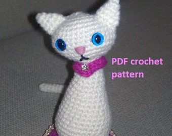 Kitty Princess - crochet pattern PDF