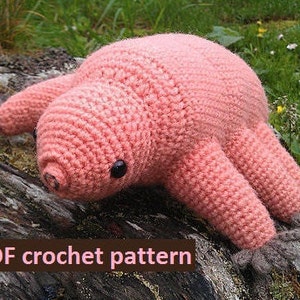 Tardigrade (water bear) - crochet pattern PDF