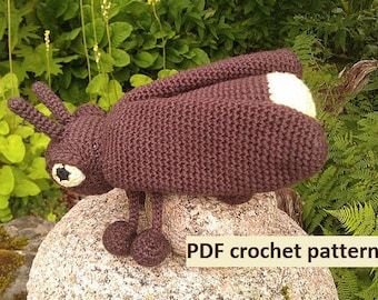 Great Big Firefly/Glowworm (male) - crochet pattern PDF