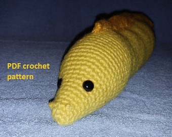 Moray Eel - crochet pattern PDF