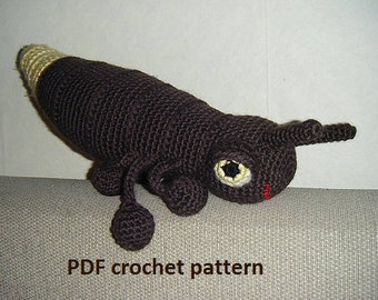 Great Big Firefly/Glowworm (female) - crochet pattern PDF