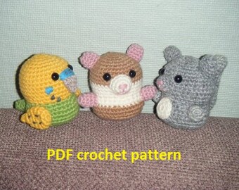 Happy Pets vol.1 - crochet pattern PDF