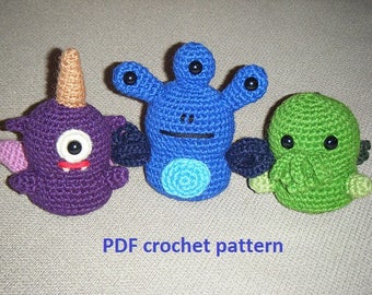 Alien Invaders - crochet pattern PDF