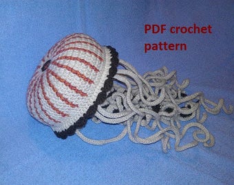 Compass Jellyfish - crochet pattern PDF
