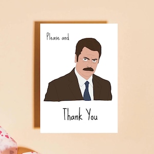 Ron - Tarjeta de agradecimiento y por favor