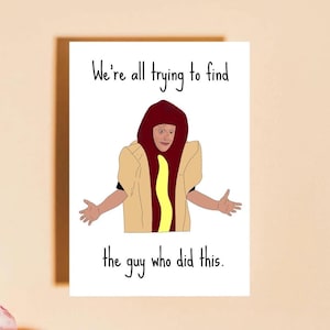 Hot Dog Guy - Any occasion card