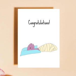 Eraserhead Baby, carte de félicitations.