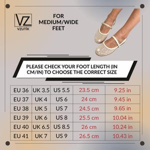 Mesh Mary Jane Flats for Wide Feet, Round Toe Ballet Shoes with Adjustable Strap, Breathable Lightweight Comfortable Summer Footwear image 5