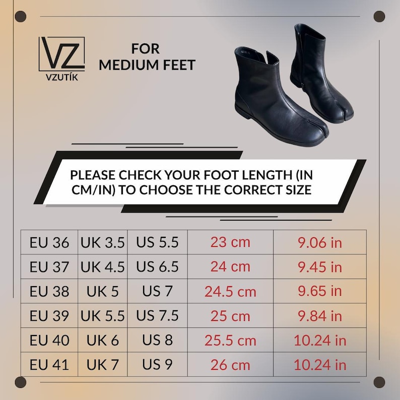 Bottines tabi pieds nus, chaussures minimalistes en cuir à bout fendu, design moderne d'inspiration japonaise, chaussures confortables au quotidien image 3