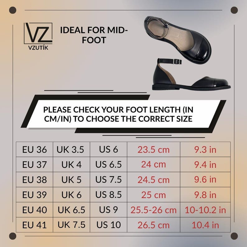 Anatomical Black Leather Mary Janes, Wide Toe Box Ballet Flats, Comfortable Ankle Strap Shoes, Minimalist Footwear, Handmade Leather Flats image 6