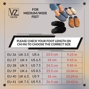 Suede Backless Loafers for Women, Wide Toe Summer Mules with Platform, Comfortable Anatomical Clogs, Slip On Casual Shoes, Handmade Shoes image 3