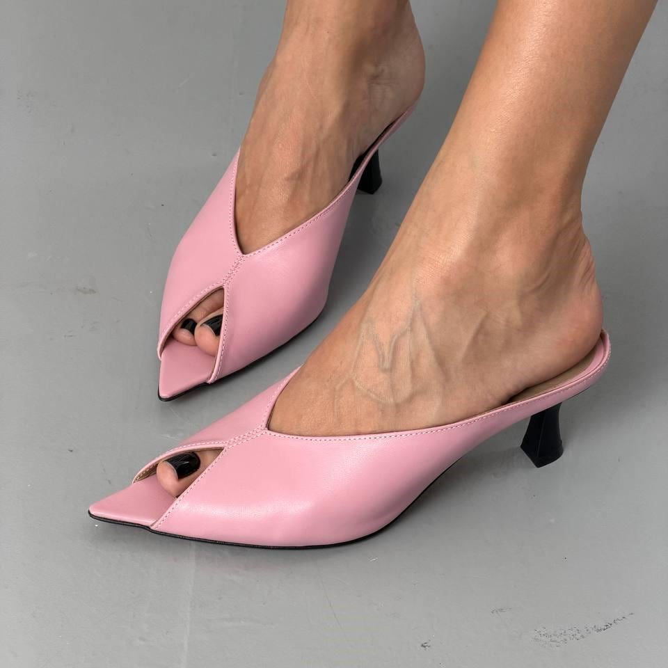 Pointed Toe Mule Heel - Etsy