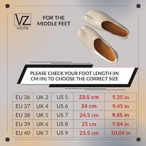 Zapatos Tabi de Leche, Zapatos Planos con Puntera Abierta, Zapatos Tabi de Cuero para Mujer, Zapatos Descalzos, Zapatos Mediados, Zapatos de Estilo Vintage imagen 6
