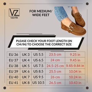 Women's Suede Loafers, Wide Toe Anatomical Slip-On Flats, Comfortable Soft Flexible Casual Moccasins, Handmade Shoes image 4