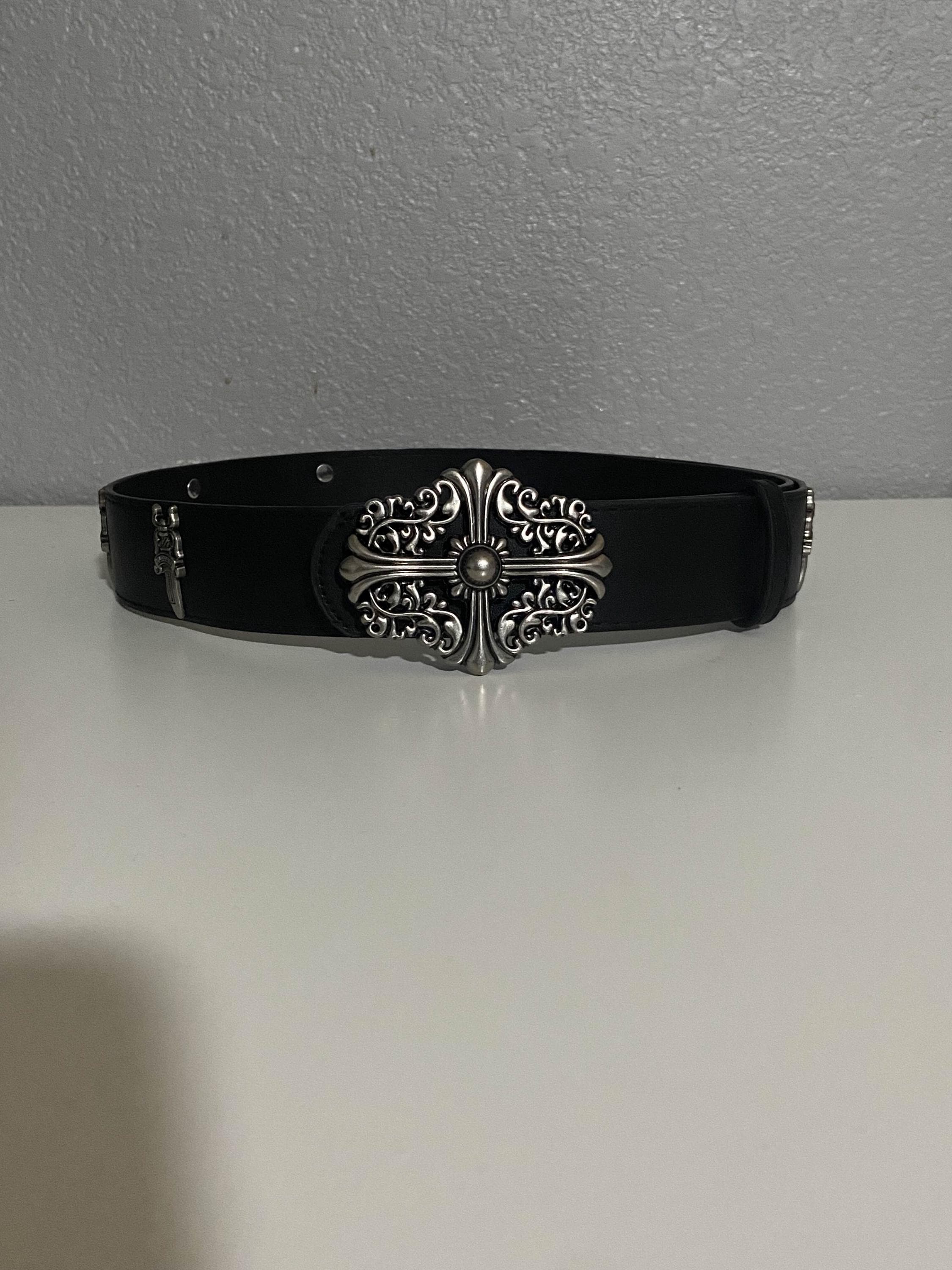 Chrome Hearts Inspired Belt - Etsy