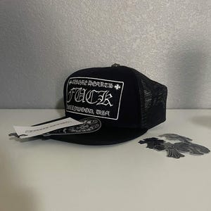 Chrome Hearts Ch Trucker Hat - Etsy