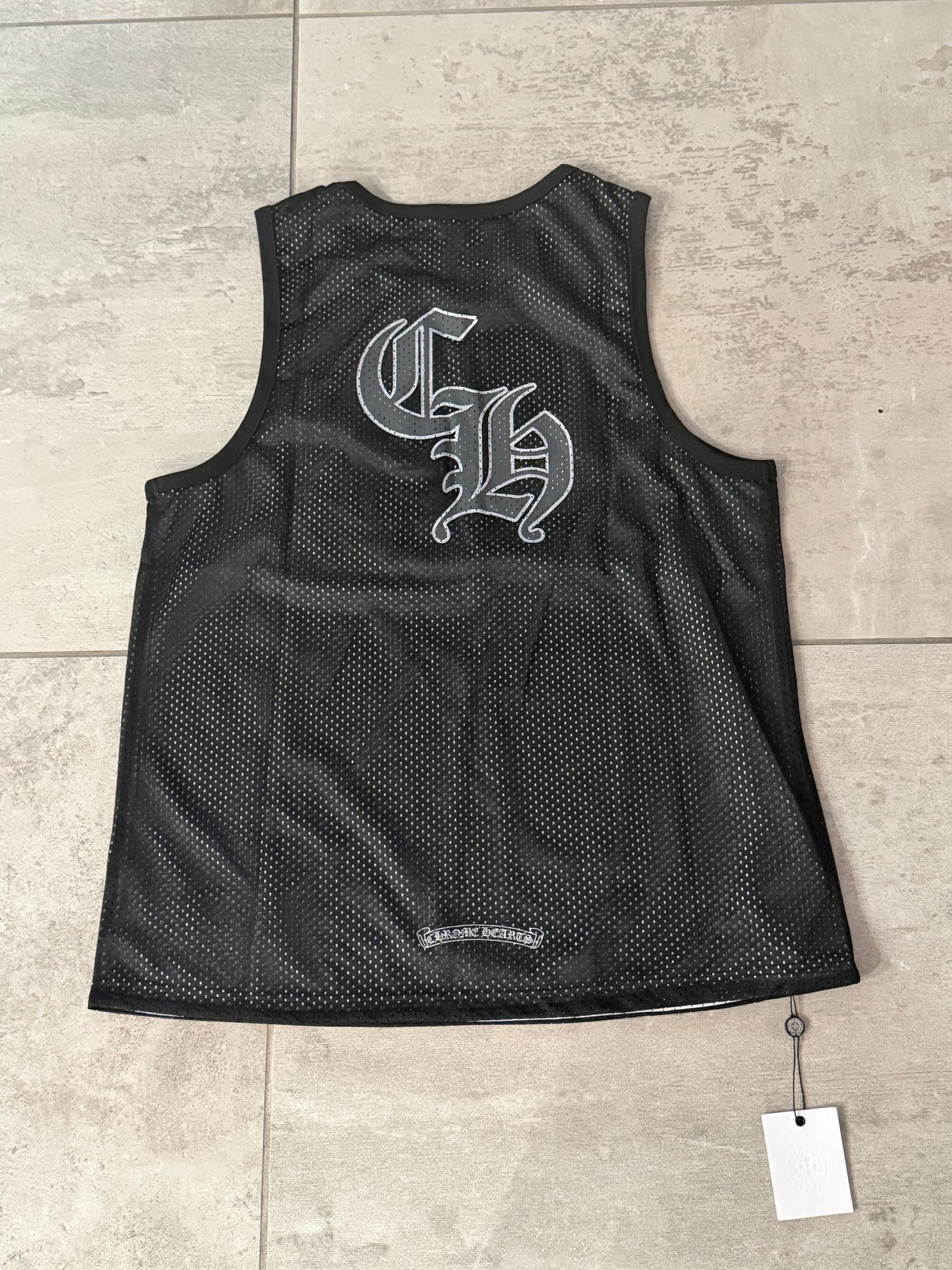 CH Chrome Hearts Black Inspired Jersey Mesh Tank Top Reversible - Etsy
