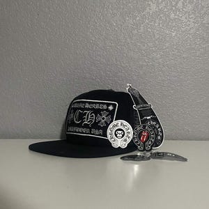 帽子 chrome hearts cap made in usa Chrome Hearts Hat Trucker - Etsy