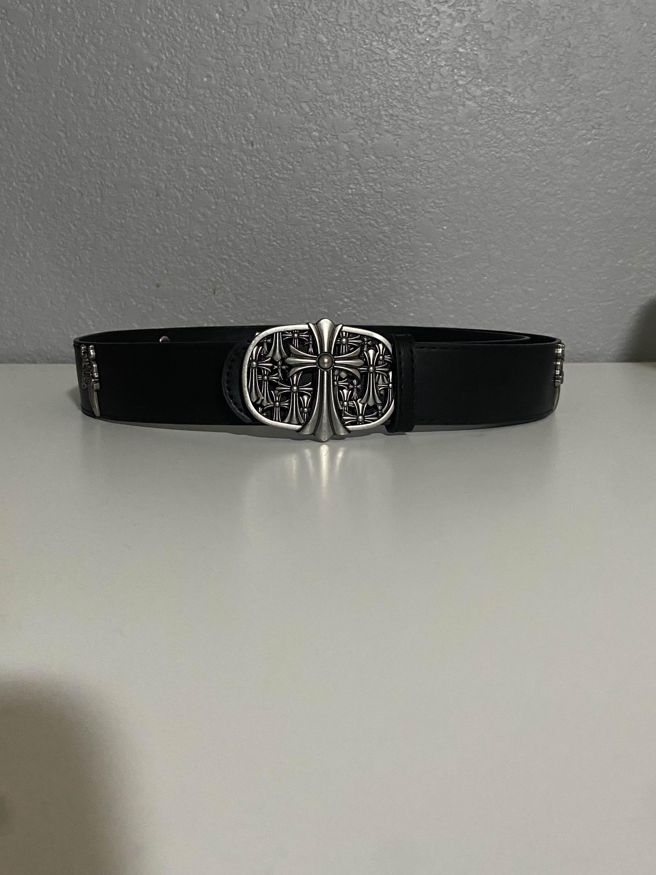 小物 Chrome Hearts-inspired belt Chrome Hearts Inspired Belt - Etsy