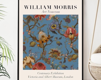 William Morris Flower Print: Art Nouveau Gallery Wall (Digital Download)