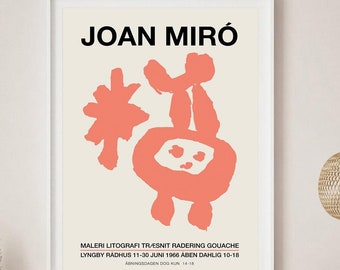 アートポスター ジョアン・ミロ エキシビジョンポスター ジョアン・ミロ ポスター L'estel matinal(1946)|アート＆フレーム|絵