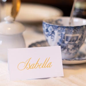 Tarjetas de lugar con caligrafía personalizada, tarjetas de nombre personalizadas, tarjetas de lugar para bodas, tarjetas para asientos de mesa, etiquetas con nombres para cenas, tarjetas con nombres para eventos
