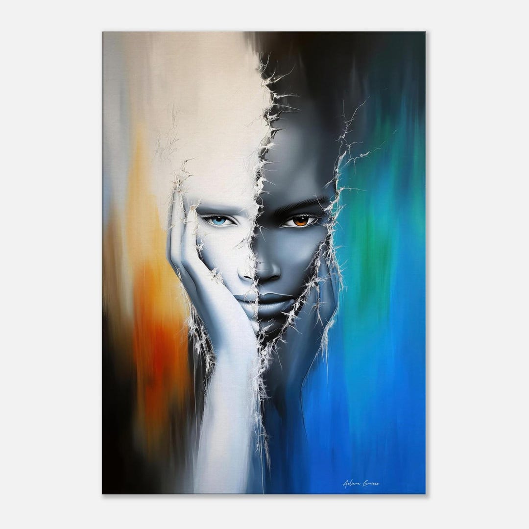 Split — Abstract Portrait of Duality and Inner Conflict, Aeliana ...