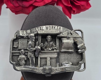 Arroyo Grande U.S. Postal Worker Commemorative Belt Buckle 1986 Limited Edition