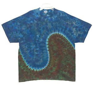 Tie Dye Shirt Earthy Wave Blotter Adult T-shirt small medium large XL 2X 3X 4X 5X 6X handmade short sleeve Psychedelic Tye Die art
