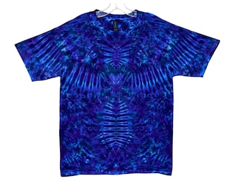 Tie-dye-shirt | Element Phoenix-vloeipapier | Handgemaakt | T-shirt met korte mouwen | Klein middel LG XL 2X 3X 4X 5X 6X | Uniseks | Plus | Hoog | Dames