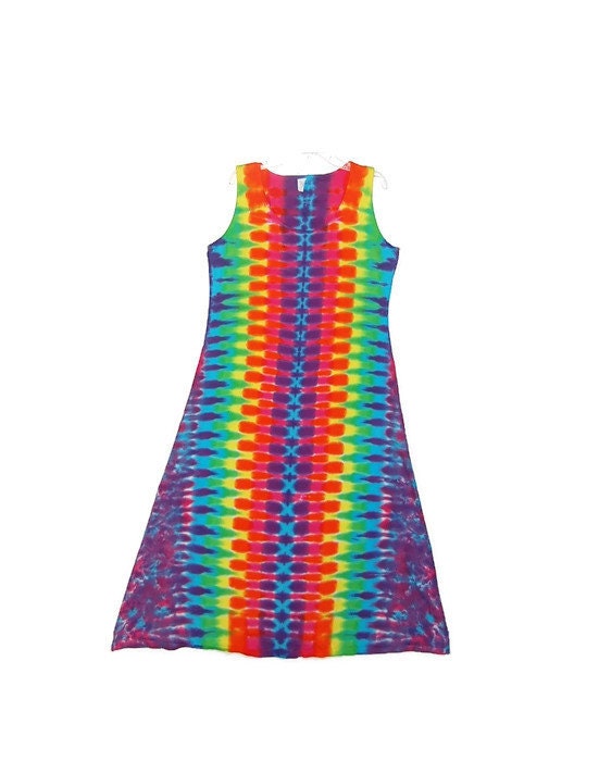 Rainbow Tie Dye Dress main image 0