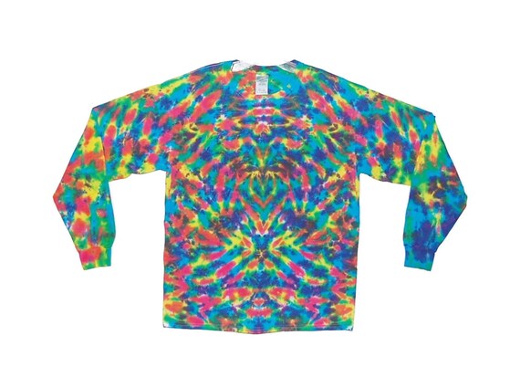 Adult TIE DYE Olive Blotter Hoodie Sweatshirt hippie small medium large XL 2X 3X