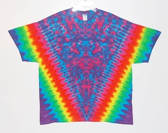 Psychedelic Tie Dye Shirt Rainbow Pinwheel Blotter Grateful - Etsy