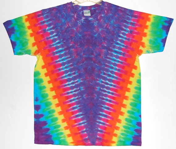 Grateful Dead Tie Dye Shirt Rainbow V Blotter Psychedelic Tye | Etsy