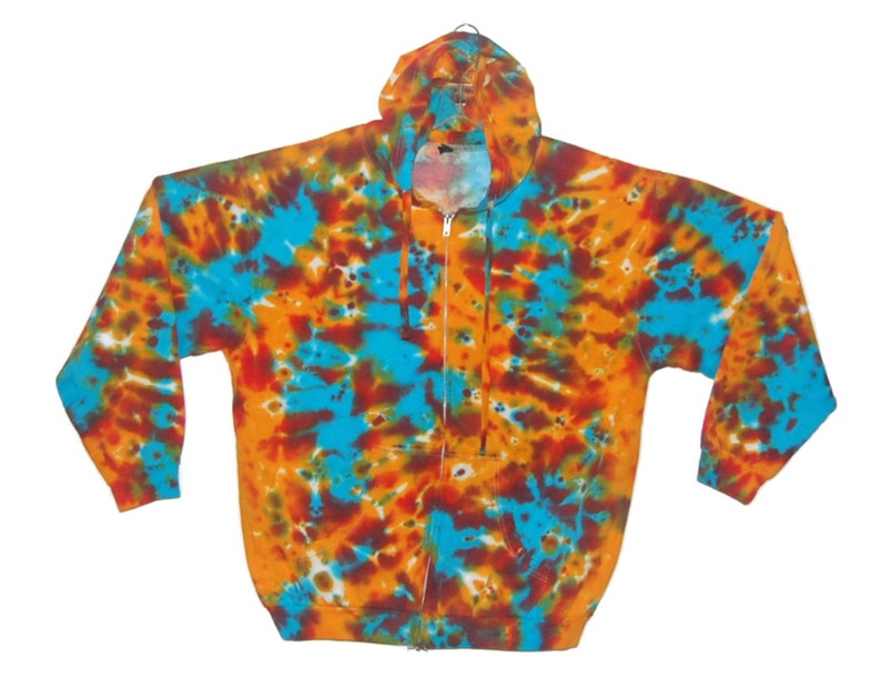 tie dye zip
