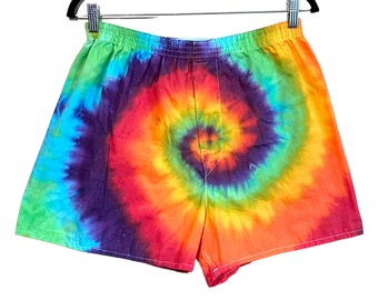 Tie Dye Boxer Shorts Arcobaleno Spirale Uomo Tye Dye Boxer sm m l xl pantaloncini fatti a mano hippie arte bohoPsichedelico